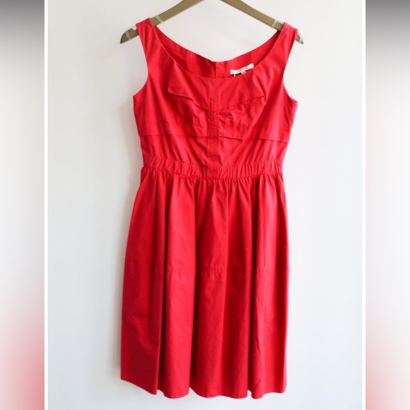 Carven Red Dress Size 38 - Picture 1 of 8